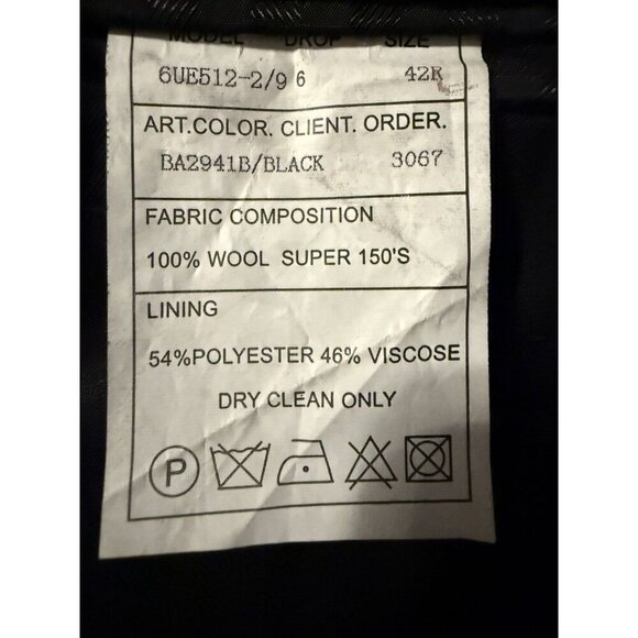 Baroni Super 150 Couture Jacket Blazer SZ 42R Timeless Classic Italian Inspired - Picture 6 of 7